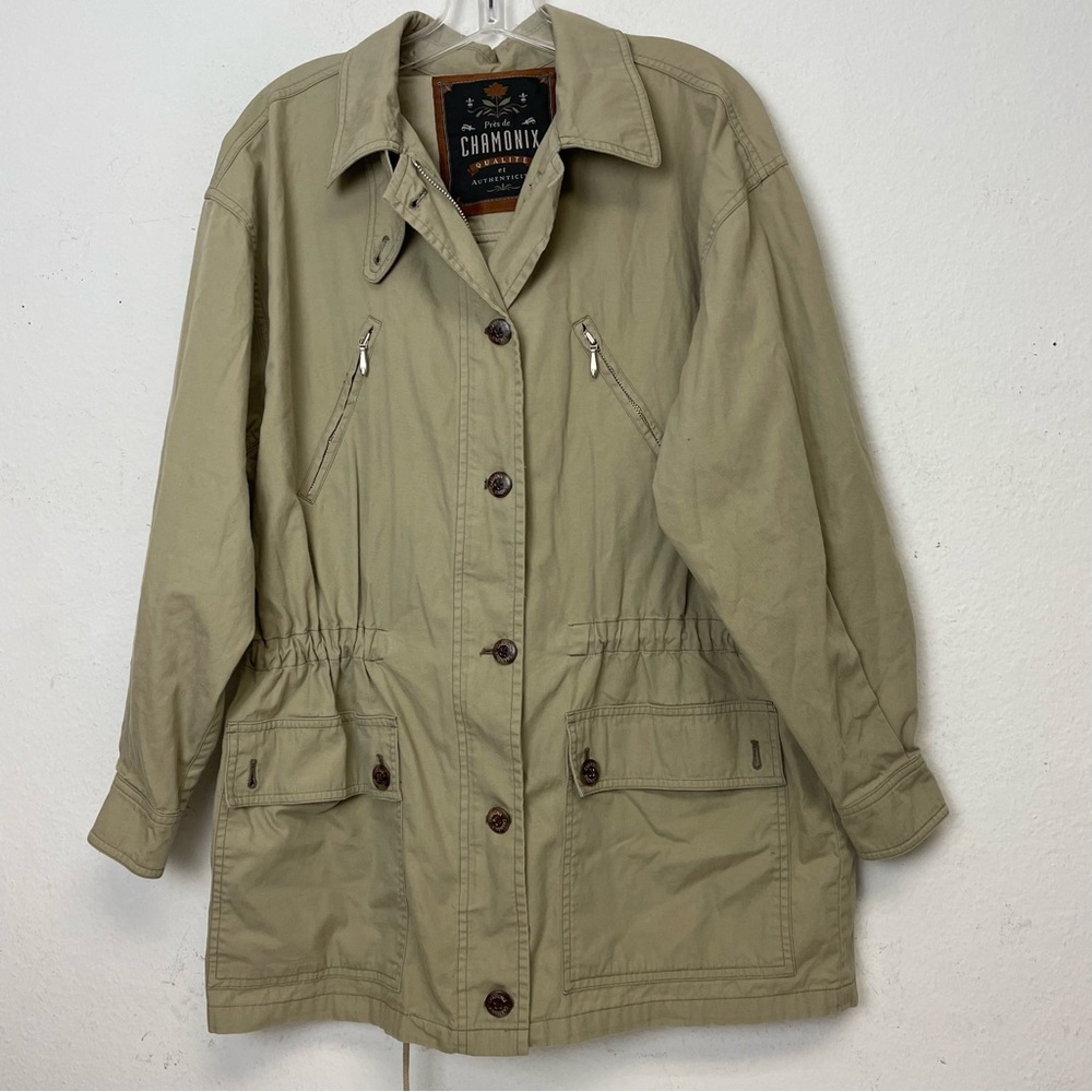 Vintage Pres de Chamonix Qualite et Authenticite Utility Jacket XS